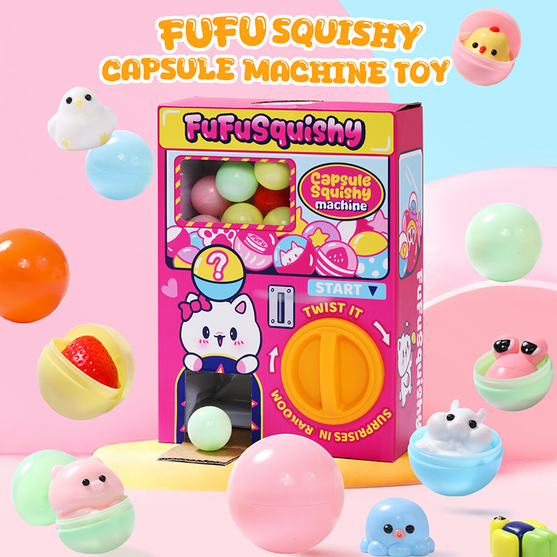 30pcs Squishy Capsule Machine Toy. Vending Machine Kids Toy